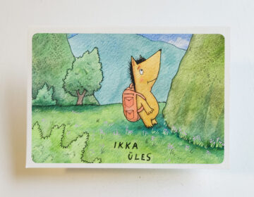 Õnnitluskaart "Ikka üles"