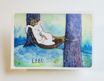 Õnnitluskaart "Lebo"