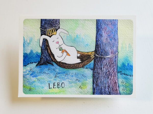 Õnnitluskaart "Lebo"