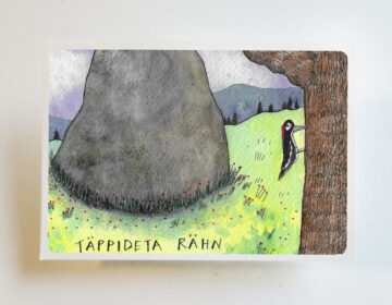 Õnnitluskaart "Täppideta rähn"