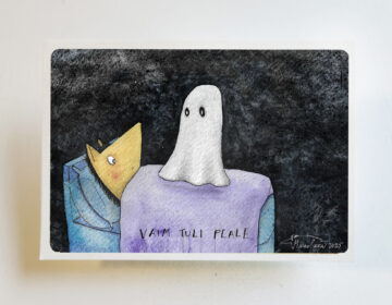 Õnnitluskaart "Vaim tuli peale"